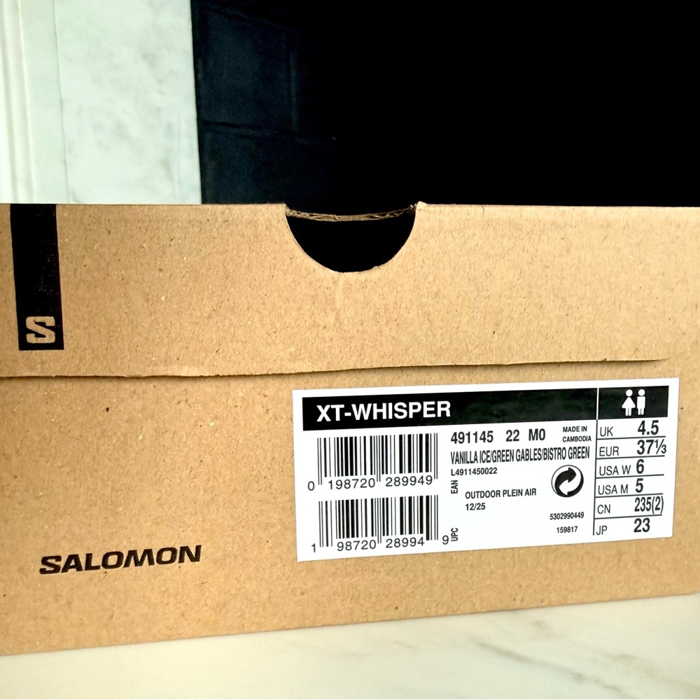 NWT SALOMON XT-WHISPER Women / Men Sneakers hiking Athletic Shoes Size M 5 W 6 - Picture 16 of 16